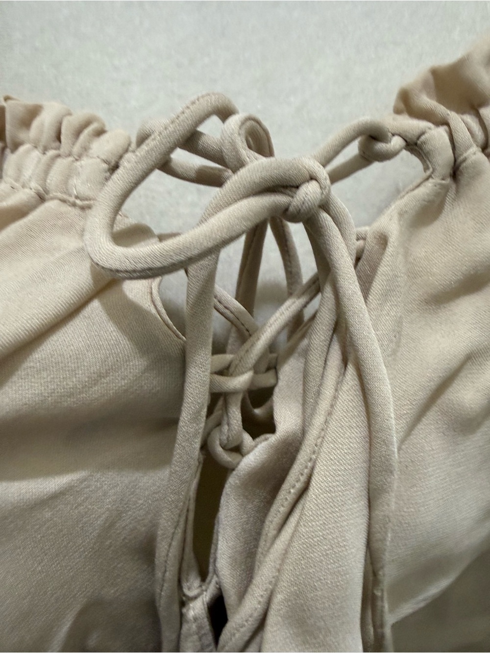 Kobi Halperin. Kaytya Ruffle Silk Blouse. Champagne. Size Small. - Picture 7 of 16